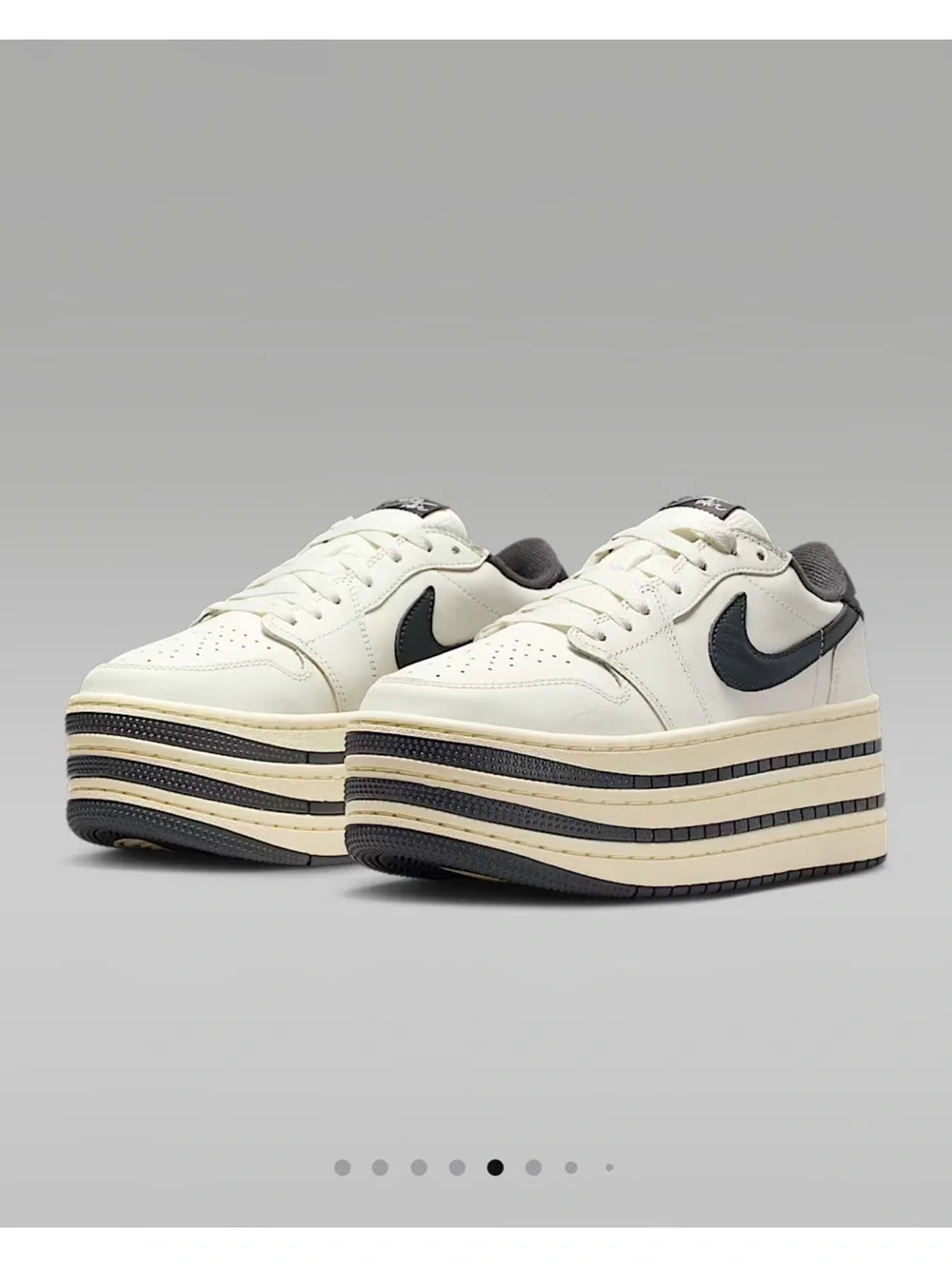 nike women’s air jordan 1 triple stack platform sneakers 9